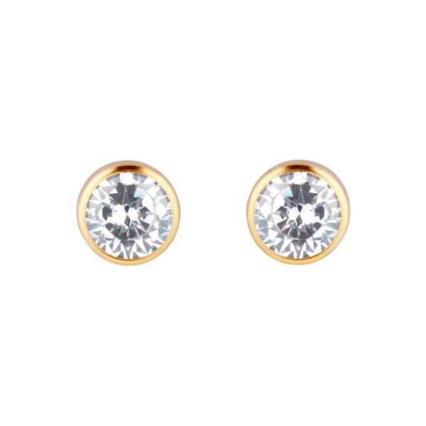 9ct Yellow Gold Bezel Set Pendant & Earring Set - Görsel 3