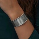 gumus-eskitme-desenli-kadin-bilezik-bilezikler-gumush-41526-68-B