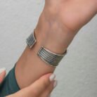 gumus-eskitme-desenli-kadin-bilezik-bilezikler-gumush-41527-68-B