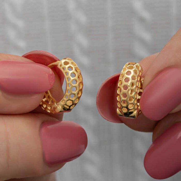 gumus-gold-petek-desenli-halka-kadin-kupe-halka-kpeler-gumush-49339-84-B