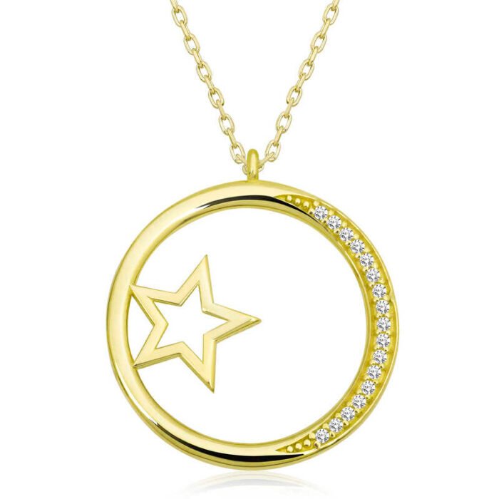 gumus-gold-yildiz-detayli-halka-kadin-kolye-kalpli-kolyeler-gumush-0-40846-66-B