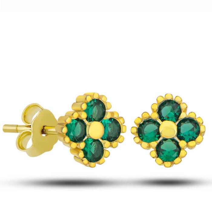 gumus-gold-yonca-civili-yesil-tasli-cocuk-kupe-ivili-kpeler-gumush-46107-76-B