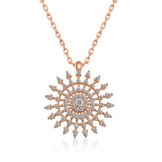 Gümüş Güneş Kolyeçocuk