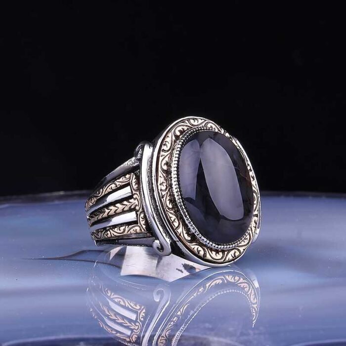 gumus-onix-tasli-oval-erkek-yuzuk-siyah-tal-yzkler-gumush-35004-50-B