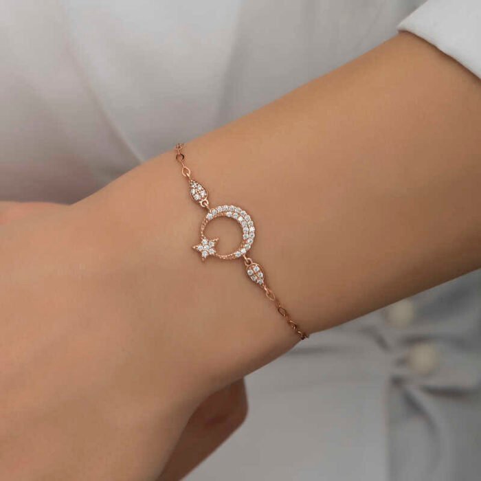 gumus-rose-ay-yildiz-kadin-bileklik-ay-yldz-bileklikler-gumush-43470-72-B gumus-rose-ay-yildiz-kadin-bileklik-ay-yldz-bileklikler-gumush-43470-72-B
