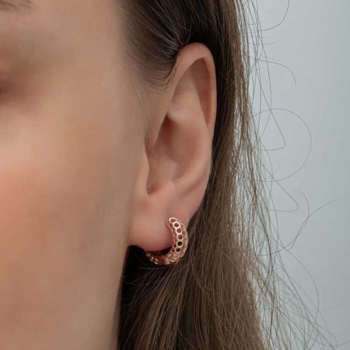 gumus-rose-petek-desenli-halka-kadin-kupe-halka-kpeler-gumush-49349-84-B