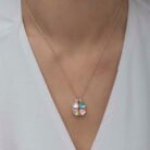 gumus-rose-renkli-acilabilen-yonca-kadin-kolye-yonca-kolyeler-gumush-42065-69-B