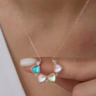 gumus-rose-renkli-acilabilen-yonca-kadin-kolye-yonca-kolyeler-gumush-42072-69-B