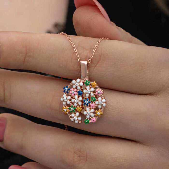 gumus-rose-renkli-cicek-kisiye-ozel-kadin-kolye-simli-kolyeler-gumush-49814-85-B