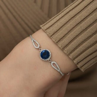 Gümüş Safir Bileklikçocuk