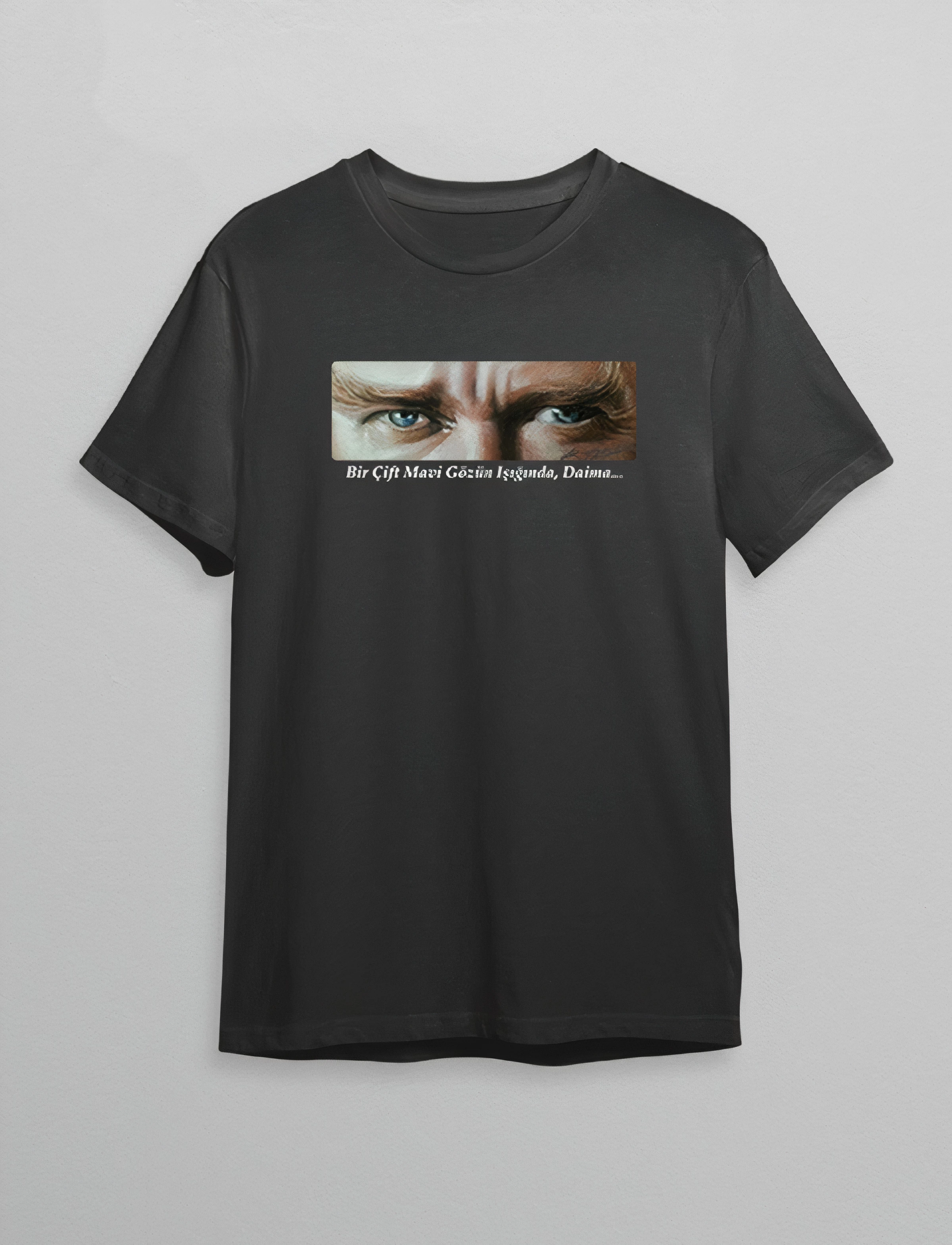 10 Kasım Atatürk’ü Anma Günü Baskılı Oversize Bisiklet Yaka T-shirt – Siyah