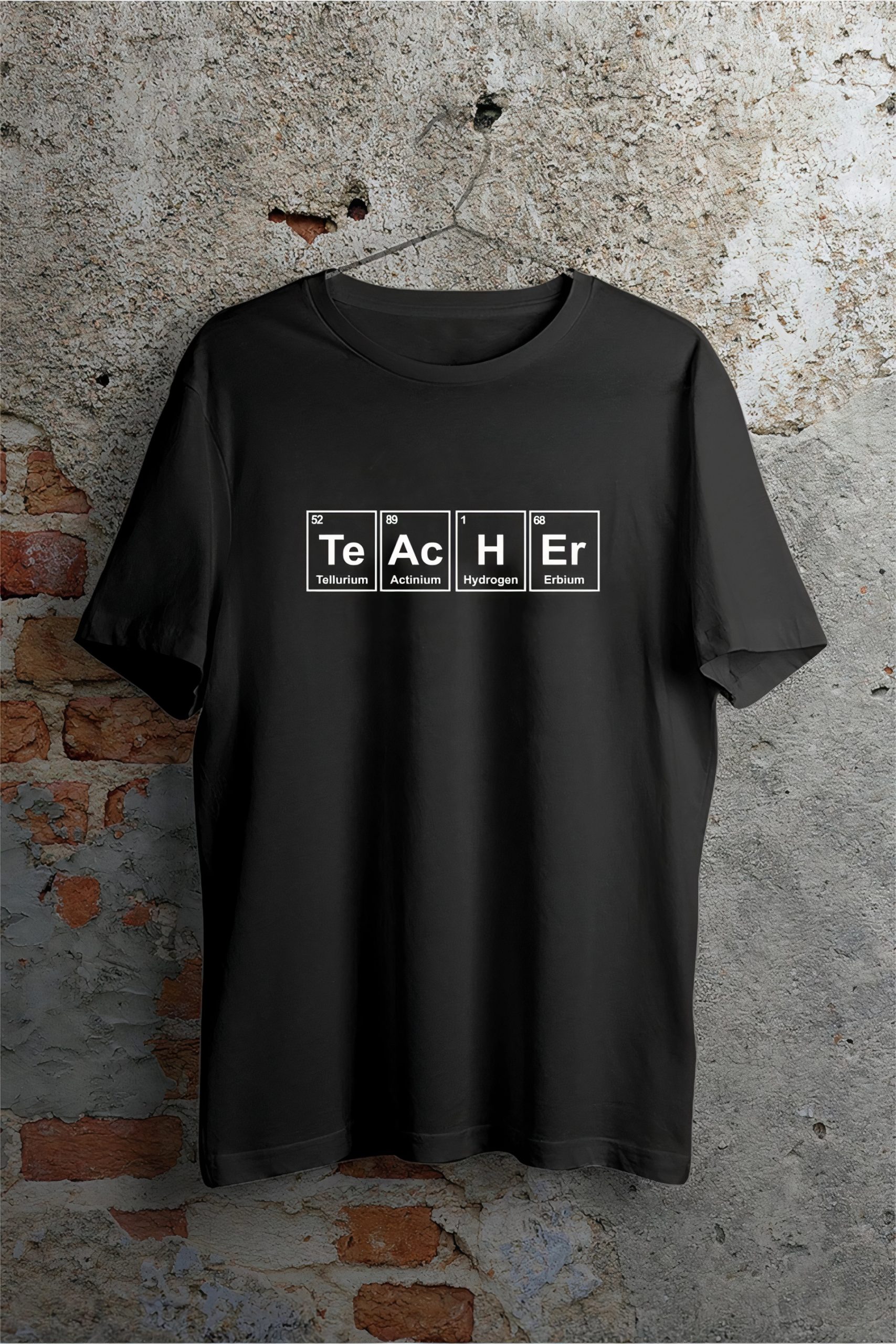 24 Kasım Kimya Öğretmeni Hediyesi Baskılı Bisiklet Yaka T-shirt – Beyaz
