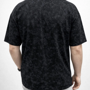 Erkek Premium Tişört OSY Yumuşak Dokulu Yıkamalı Oversize T-Shirt – Siyah