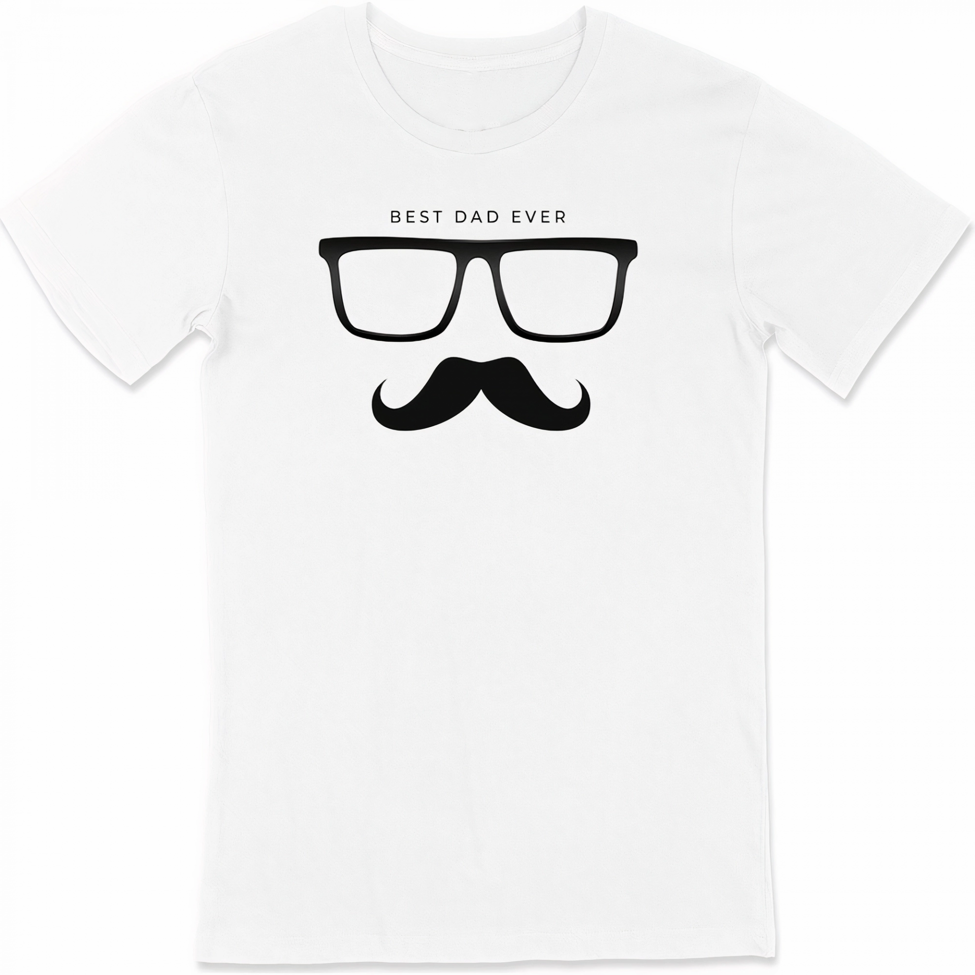 Babalar Günü Hediye Baba Temalı Baskılı Oversize Bisiklet Yaka T-shirt – Beyaz