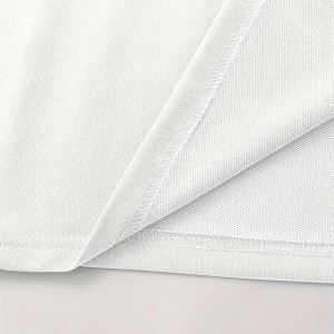 Erkek LB Baskılı Tişört Bisiklet Yaka Kısa Kol T-shirt – Beyaz