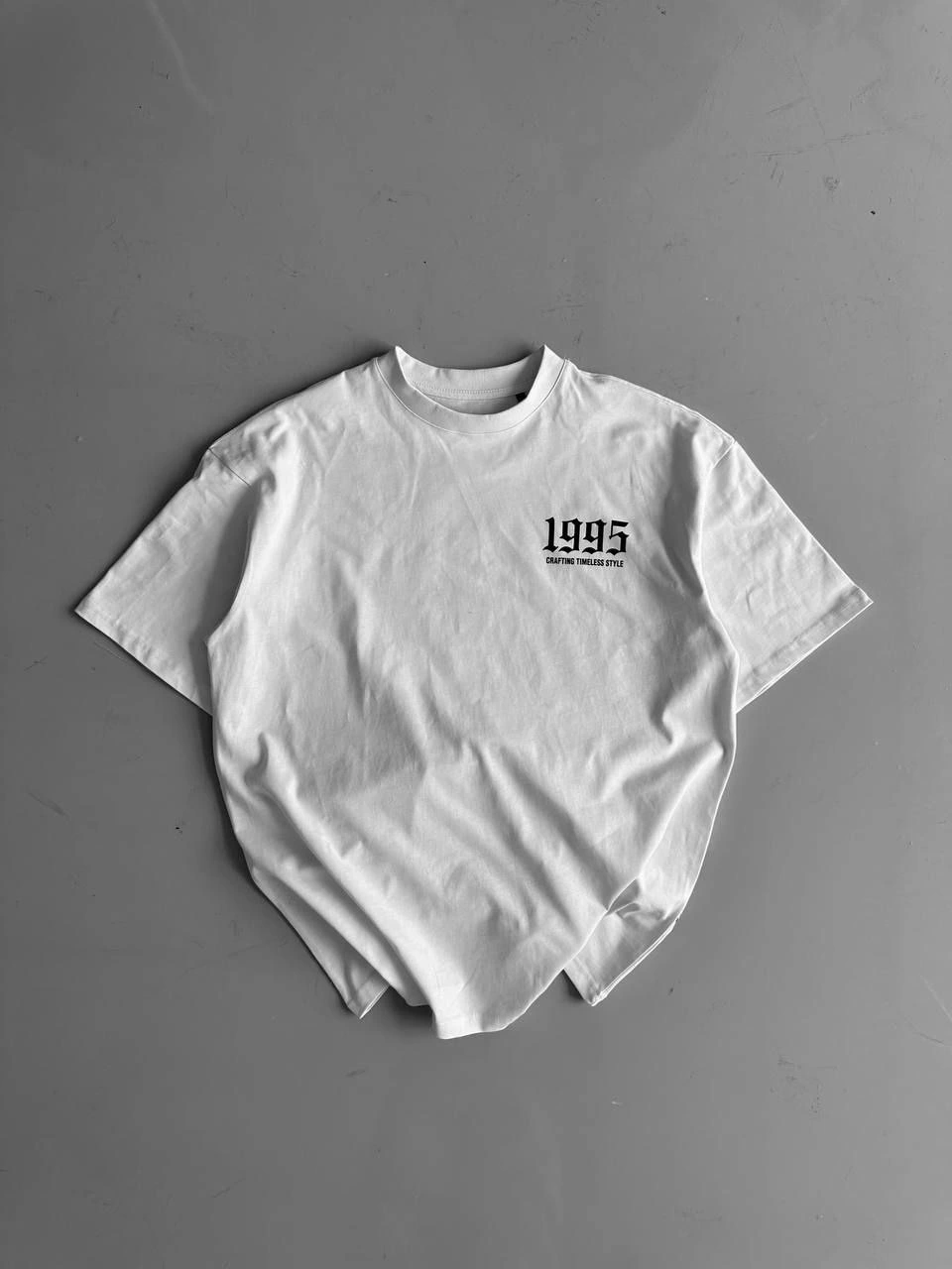 Erkek Baskılı T-Shirt Kısa Kol Bisiklet Yaka Regular Fit Yazlık Tişört – Beyaz