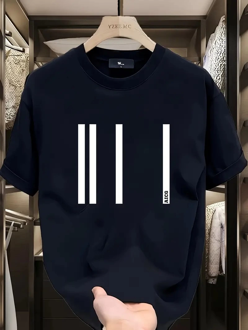 Kadın Kısa Kol Yazlık Tişört Bisiklet Yaka Baskılı Oversize T-Shirt – Siyah