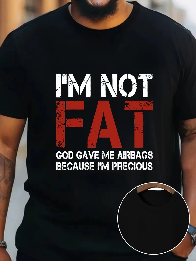Erkek Kısa Kol Yazlık Tişört Bisiklet Yaka Baskılı Oversize T-Shirt – Siyah