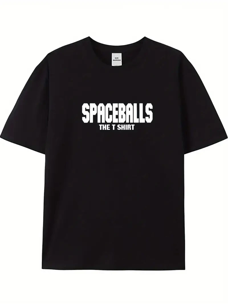 Erkek Baskılı T-Shirt Kısa Kol Bisiklet Yaka Regular Fit Rahat Kalıp Tişört – Siyah