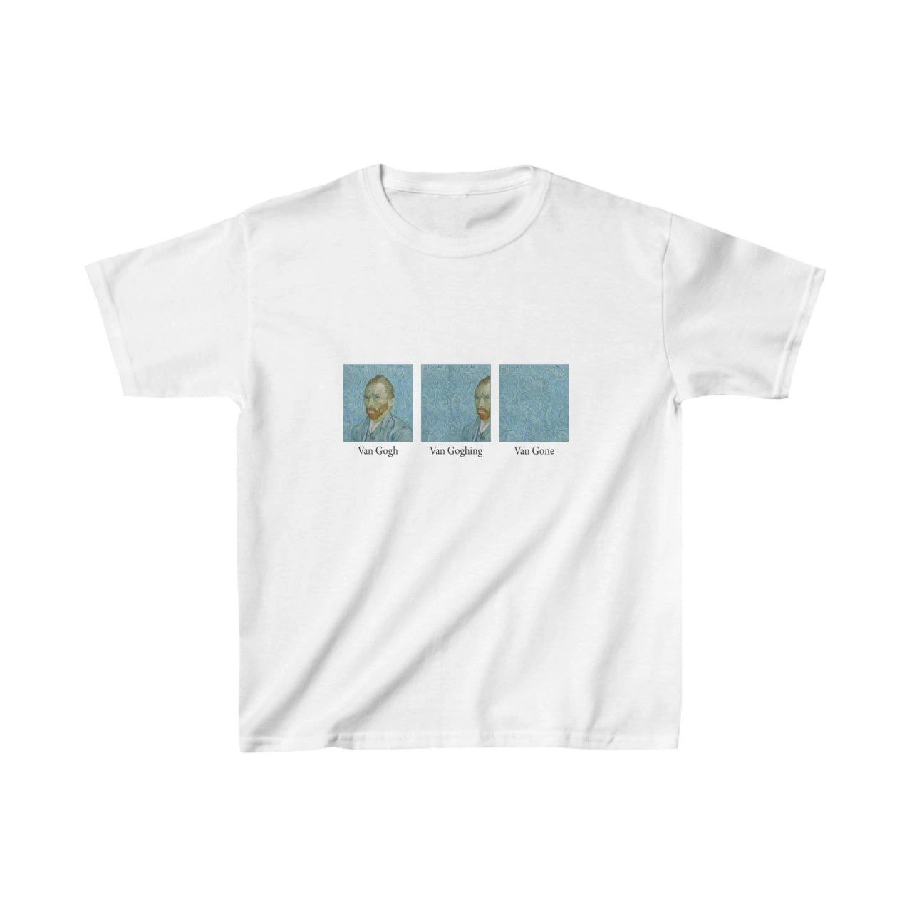 Çocuk Unisex Baskılı T-Shirt – Beyaz