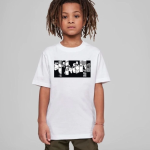 Çocuk Unisex Baskılı T-Shirt – Beyaz