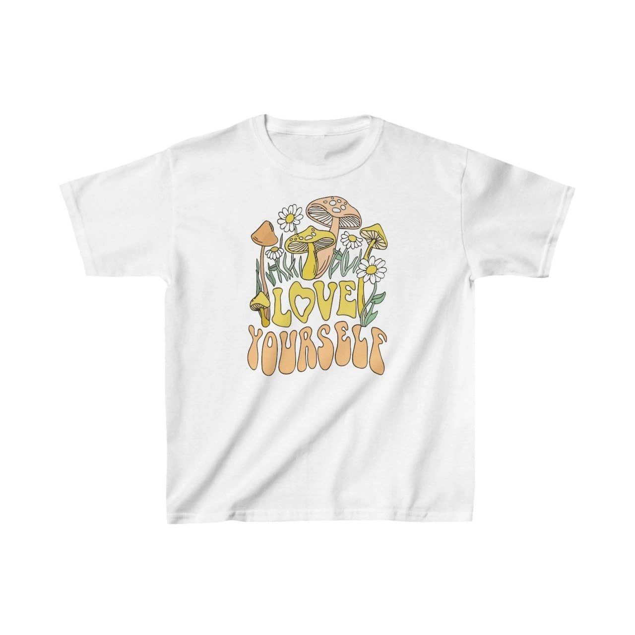 Çocuk Unisex Baskılı T-Shirt – Beyaz