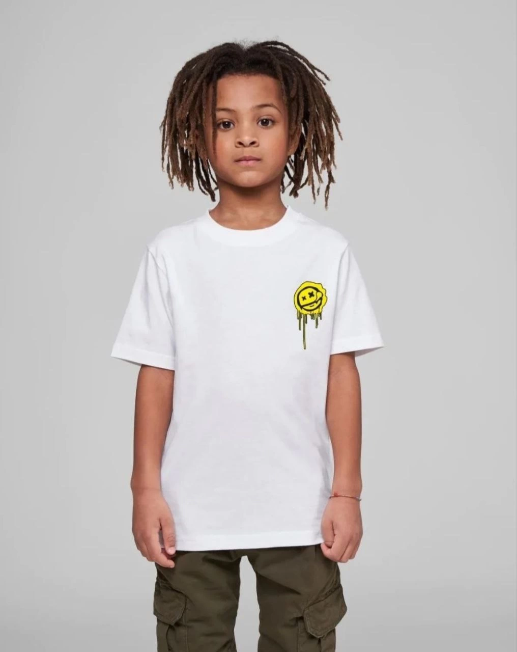 Çocuk Unisex Baskılı T-Shirt – Beyaz