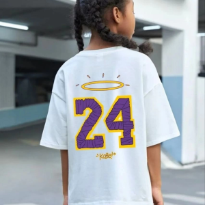 Çocuk Unisex Baskılı T-Shirt – Beyaz