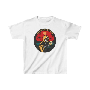 Çocuk Unisex Baskılı T-Shirt – Beyaz