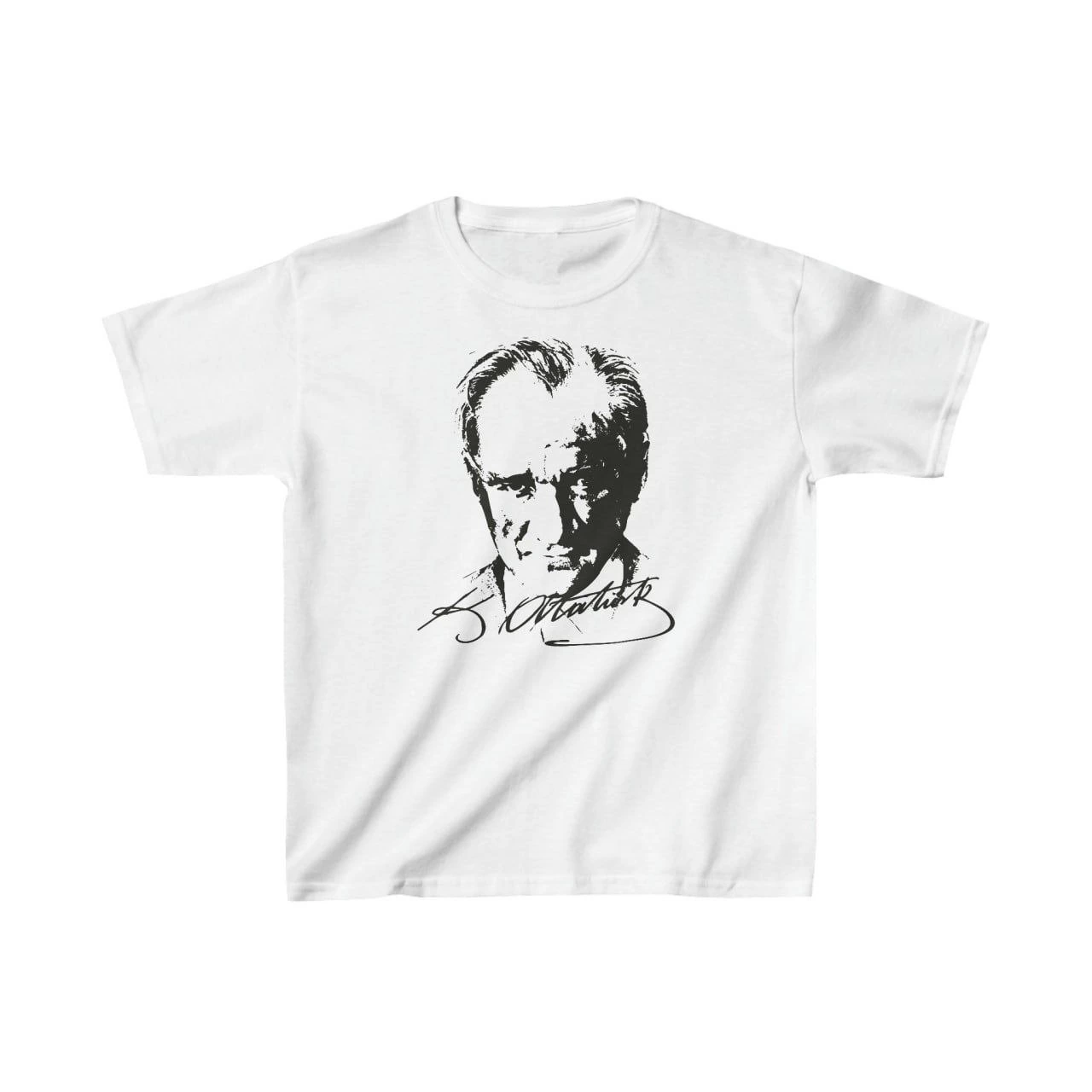 Çocuk Unisex Baskılı T-Shirt – Beyaz
