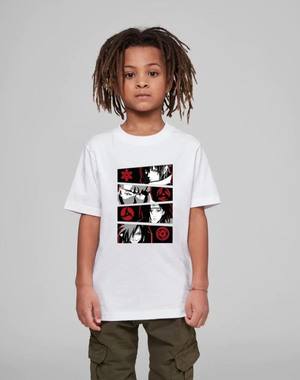 Çocuk Unisex Baskılı T-Shirt – Beyaz