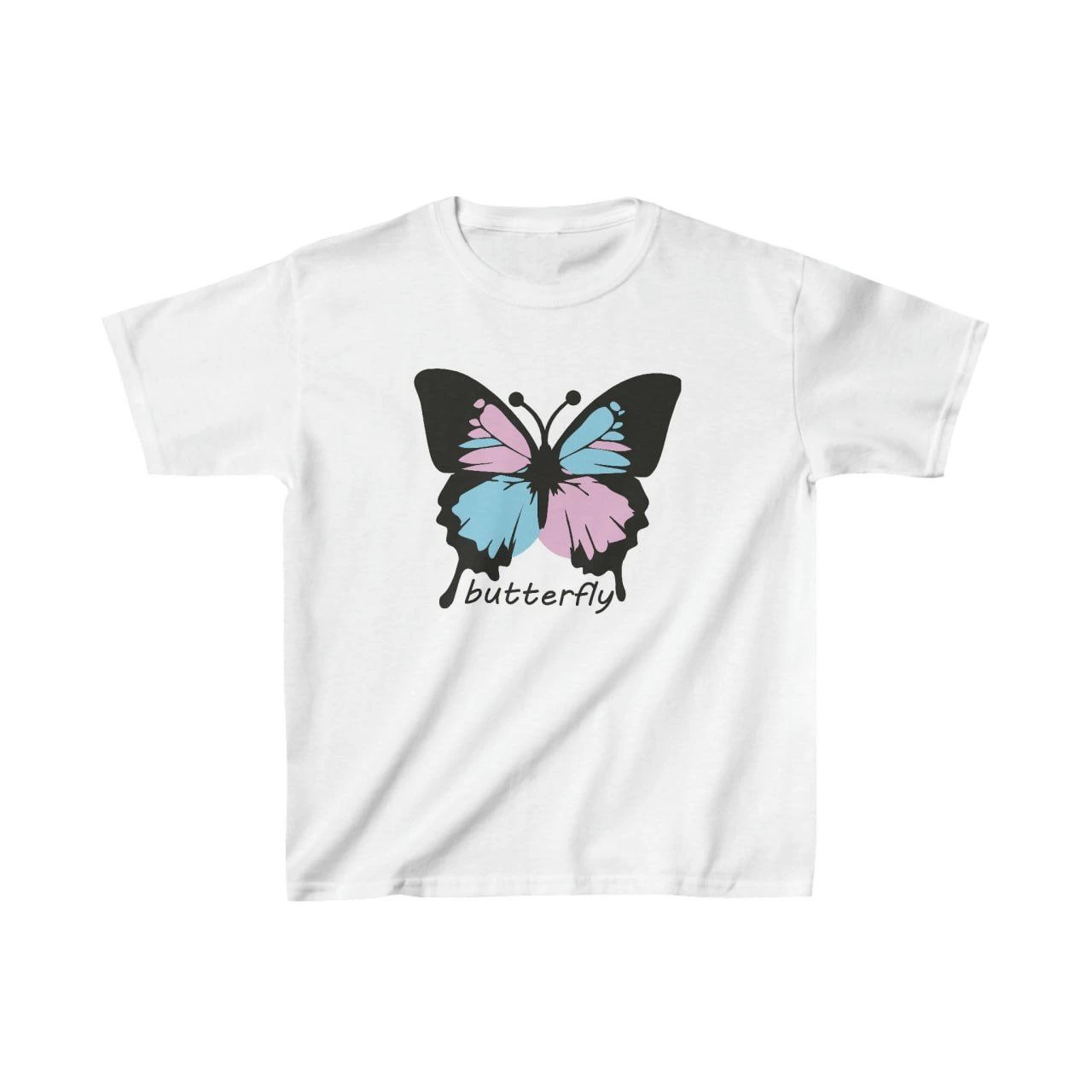 Çocuk Unisex Baskılı T-Shirt – Beyaz