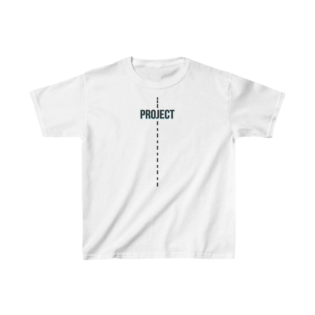 Çocuk Unisex Baskılı T-Shirt – Beyaz