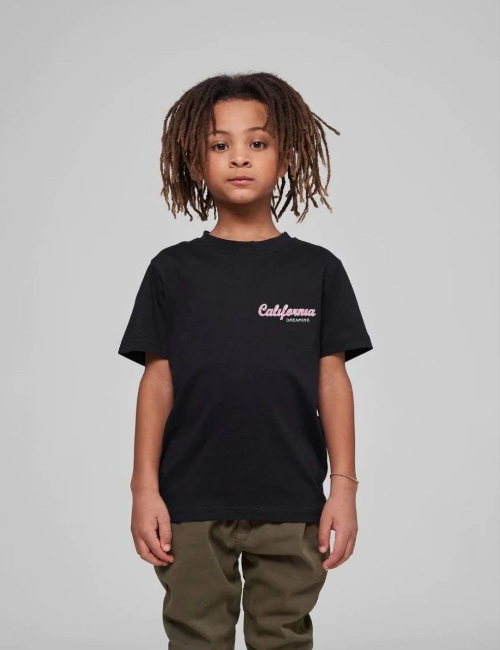 Çocuk Unisex Baskılı T-Shirt – Siyah