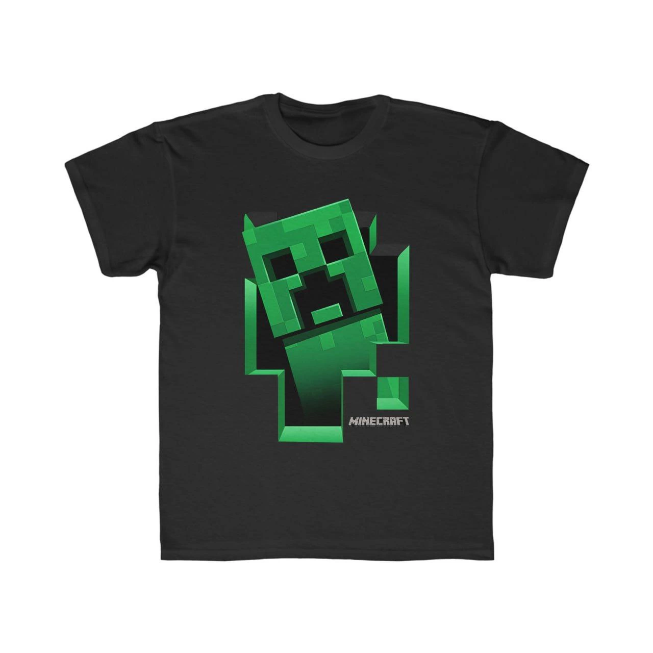 Çocuk Unisex Baskılı T-Shirt – Siyah