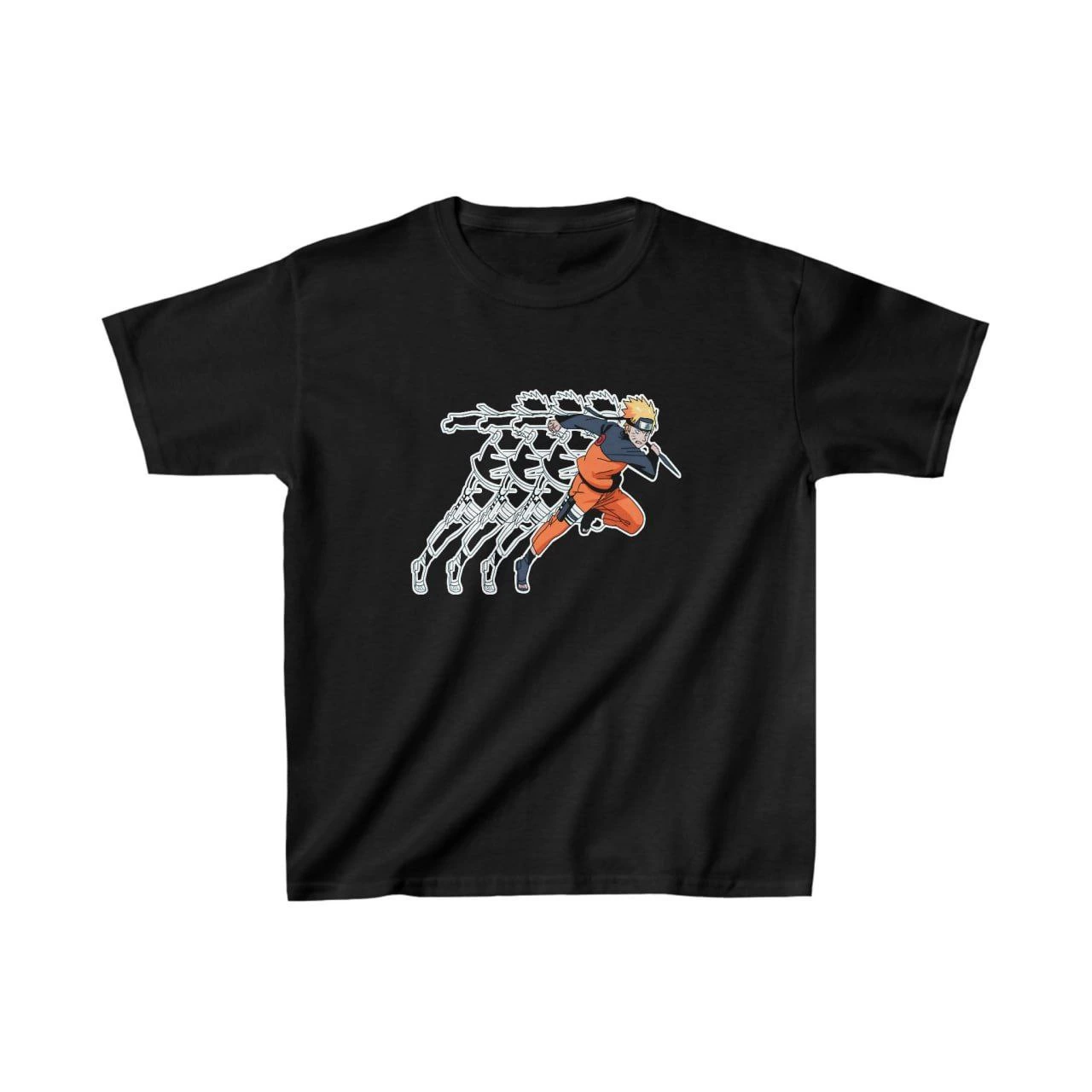 Çocuk Unisex Baskılı T-Shirt – Siyah
