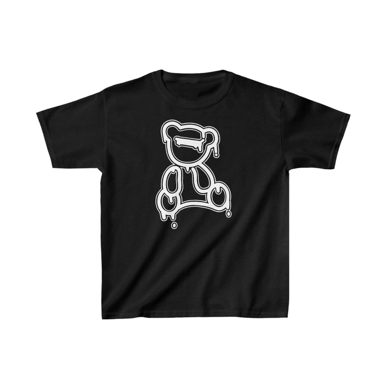 Çocuk Unisex Baskılı T-Shirt – Siyah