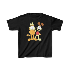 Çocuk Unisex Baskılı T-Shirt – Siyah