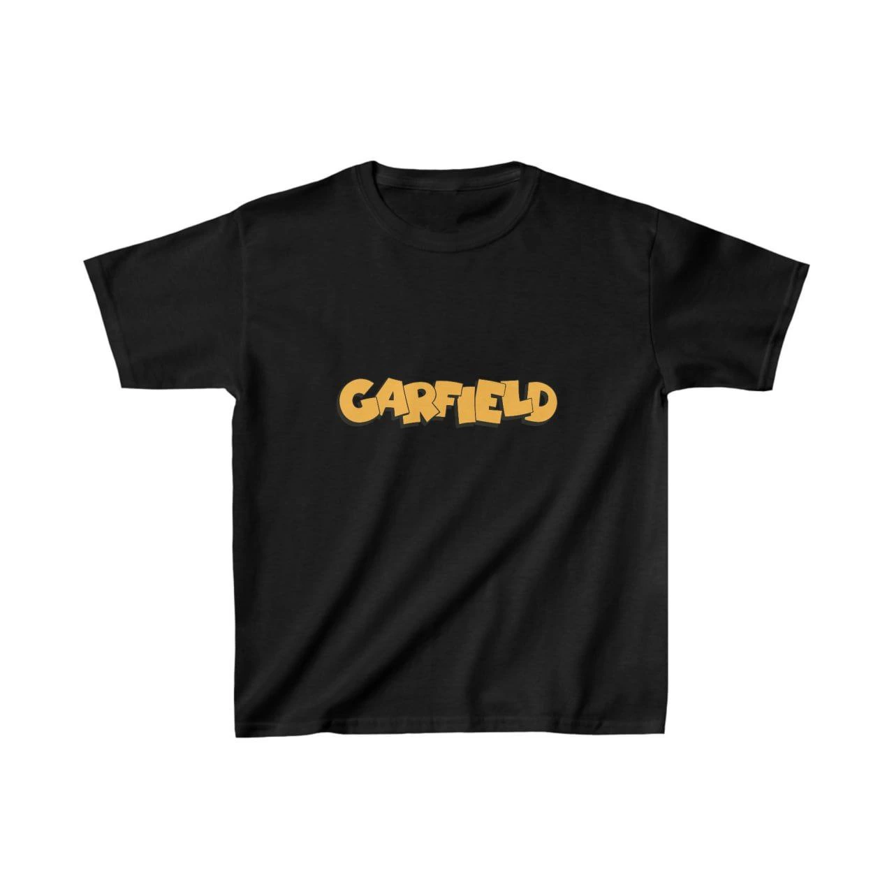 Çocuk Unisex Baskılı T-Shirt – Siyah