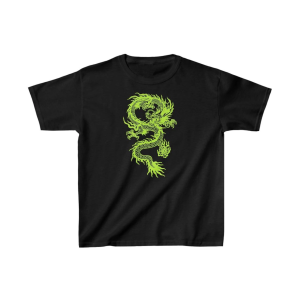 Çocuk Unisex Baskılı T-Shirt – Siyah