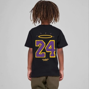 Çocuk Unisex Baskılı T-Shirt – Siyah