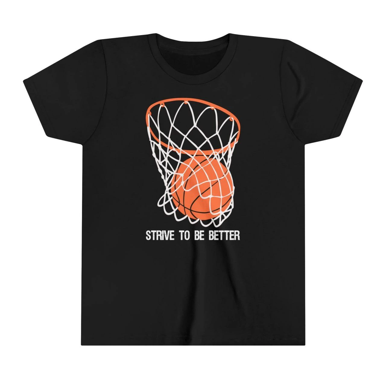 Çocuk Unisex Baskılı T-Shirt – Siyah