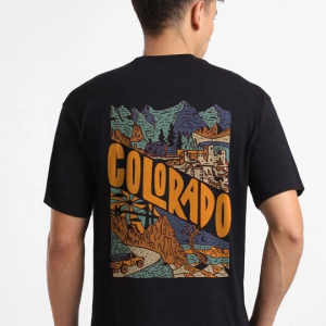 Erkek Tişört Baskılı Oversize Kısa kol T-shirt – Siyah