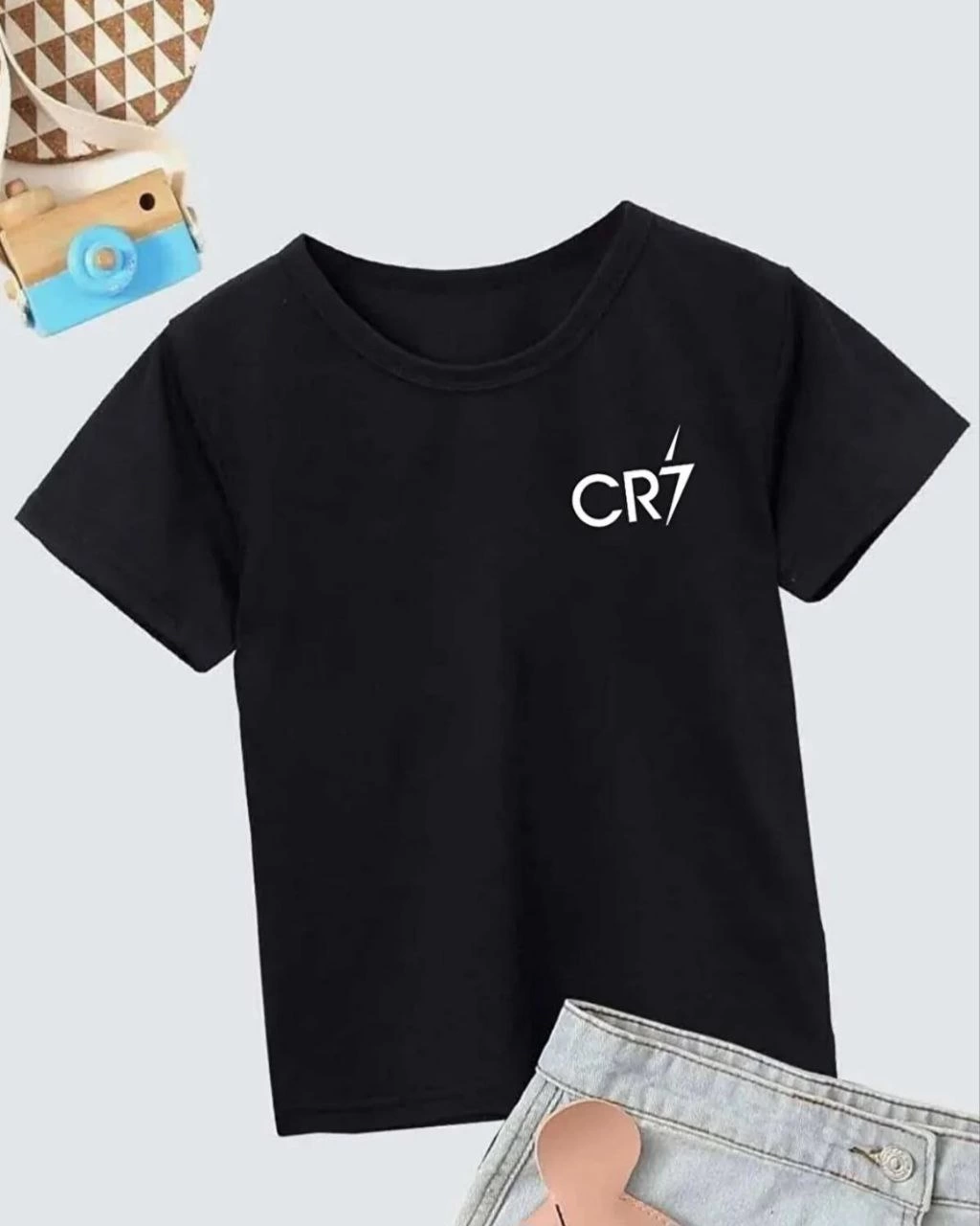 Erkek Çocuk Baskılı T-Shirt – Siyah