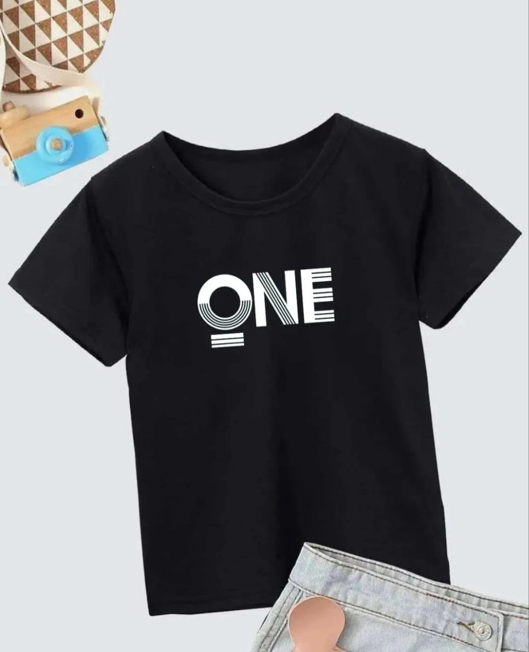 Erkek Çocuk Baskılı T-Shirt – Siyah
