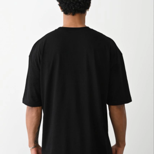Erkek Tişört Düz Basic Penye Yazlık Bisiklet Yaka Kısa Kol T-Shirt – Siyah