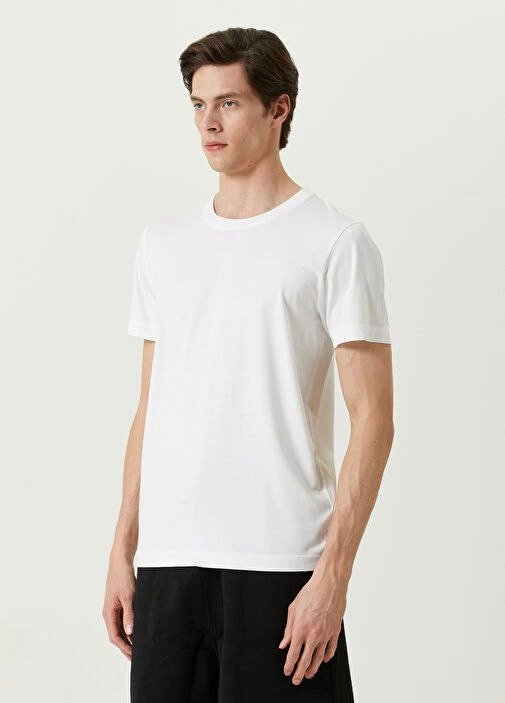 ERKEK Tişört Basic Bisiklet Yaka Regular Kısa kol T-Shirt – Beyaz
