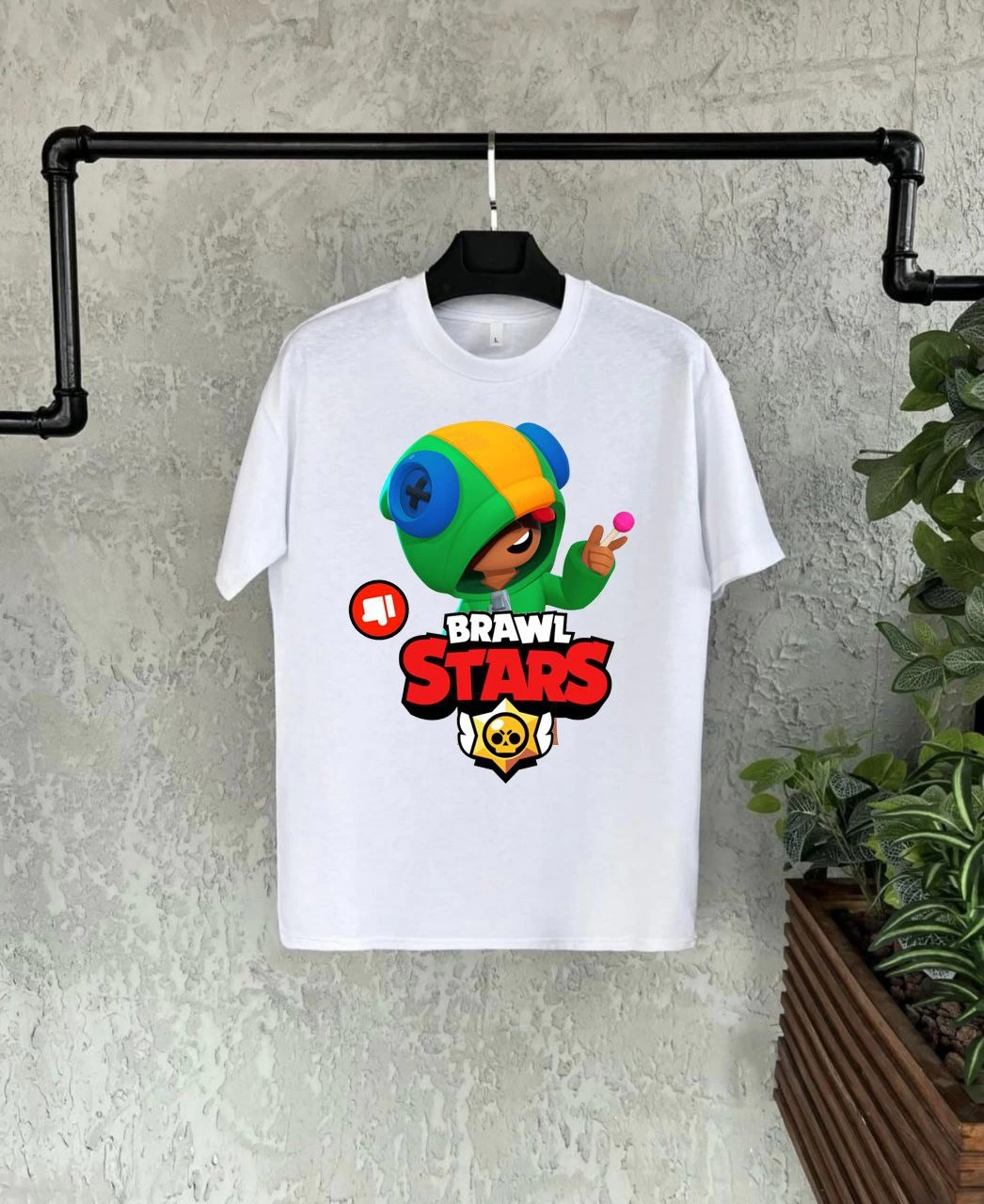 Unisex Baskılı Kısa Kol Çocuk T-Shirt – Beyaz
