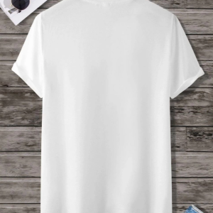 Kadın Baskılı Oversize kısa kol T-Shirt – Beyaz