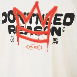 Erkek Kısa Kol Yazlık Tişört Bisiklet Yaka Baskılı Oversize T-Shirt – Beyaz